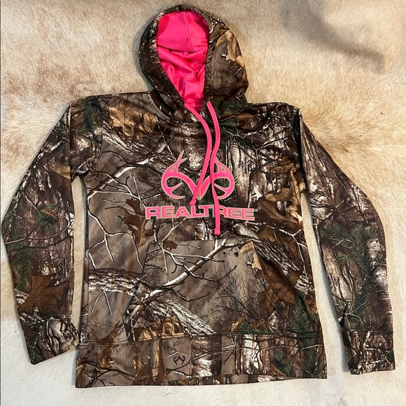 Camo and Pink Hoodie - Picture 5 of 7